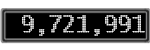 The GaugeControl contains 1 gauge with values: (9,721,762).