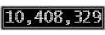 The GaugeControl contains 1 gauge with values: (10,408,288).
