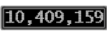 The GaugeControl contains 1 gauge with values: (10,408,850).
