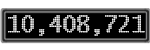The GaugeControl contains 1 gauge with values: (10,408,075).
