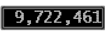 The GaugeControl contains 1 gauge with values: (9,722,320).