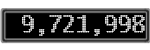 The GaugeControl contains 1 gauge with values: (9,721,821).