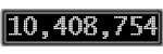 The GaugeControl contains 1 gauge with values: (10,408,260).