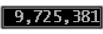The GaugeControl contains 1 gauge with values: (9,724,958).
