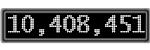 The GaugeControl contains 1 gauge with values: (10,408,224).
