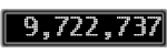 The GaugeControl contains 1 gauge with values: (9,722,560).