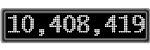 The GaugeControl contains 1 gauge with values: (10,408,291).