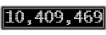 The GaugeControl contains 1 gauge with values: (10,409,495).