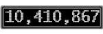 The GaugeControl contains 1 gauge with values: (10,410,903).