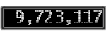 The GaugeControl contains 1 gauge with values: (9,722,305).