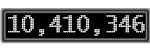The GaugeControl contains 1 gauge with values: (10,409,928).
