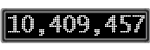 The GaugeControl contains 1 gauge with values: (10,409,004).