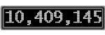 The GaugeControl contains 1 gauge with values: (10,409,050).