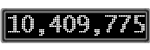 The GaugeControl contains 1 gauge with values: (10,409,490).