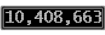The GaugeControl contains 1 gauge with values: (10,408,300).