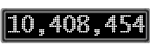 The GaugeControl contains 1 gauge with values: (10,408,276).