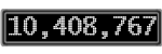 The GaugeControl contains 1 gauge with values: (10,408,653).