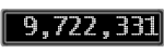 The GaugeControl contains 1 gauge with values: (9,722,321).