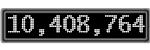 The GaugeControl contains 1 gauge with values: (10,408,300).