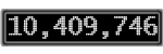 The GaugeControl contains 1 gauge with values: (10,409,487).