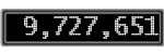 The GaugeControl contains 1 gauge with values: (9,726,295).