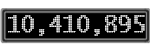 The GaugeControl contains 1 gauge with values: (10,410,486).