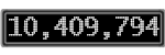 The GaugeControl contains 1 gauge with values: (10,409,600).