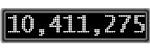 The GaugeControl contains 1 gauge with values: (10,410,870).