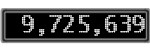 The GaugeControl contains 1 gauge with values: (9,725,433).