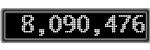 The GaugeControl contains 1 gauge with values: (8,090,300).