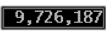 The GaugeControl contains 1 gauge with values: (9,725,917).