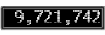 The GaugeControl contains 1 gauge with values: (9,721,529).