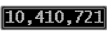 The GaugeControl contains 1 gauge with values: (10,410,744).