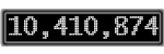 The GaugeControl contains 1 gauge with values: (10,410,891).