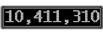 The GaugeControl contains 1 gauge with values: (10,410,889).