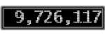 The GaugeControl contains 1 gauge with values: (9,725,917).