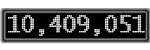 The GaugeControl contains 1 gauge with values: (10,408,871).