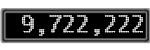 The GaugeControl contains 1 gauge with values: (9,721,995).