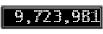 The GaugeControl contains 1 gauge with values: (9,723,900).