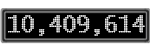 The GaugeControl contains 1 gauge with values: (10,409,493).