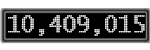 The GaugeControl contains 1 gauge with values: (10,409,077).