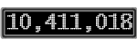 The GaugeControl contains 1 gauge with values: (10,410,889).