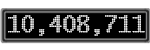 The GaugeControl contains 1 gauge with values: (10,408,047).