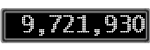 The GaugeControl contains 1 gauge with values: (9,721,600).