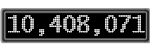 The GaugeControl contains 1 gauge with values: (10,407,670).