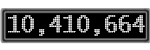 The GaugeControl contains 1 gauge with values: (10,410,533).