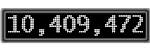 The GaugeControl contains 1 gauge with values: (10,408,974).