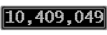 The GaugeControl contains 1 gauge with values: (10,408,256).