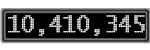 The GaugeControl contains 1 gauge with values: (10,409,930).