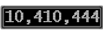 The GaugeControl contains 1 gauge with values: (10,410,324).